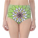 Mandala Model Figure Graphics Classic High-Waist Bikini Bottoms View1