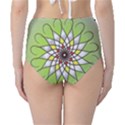 Mandala Model Figure Graphics Classic High-Waist Bikini Bottoms View2