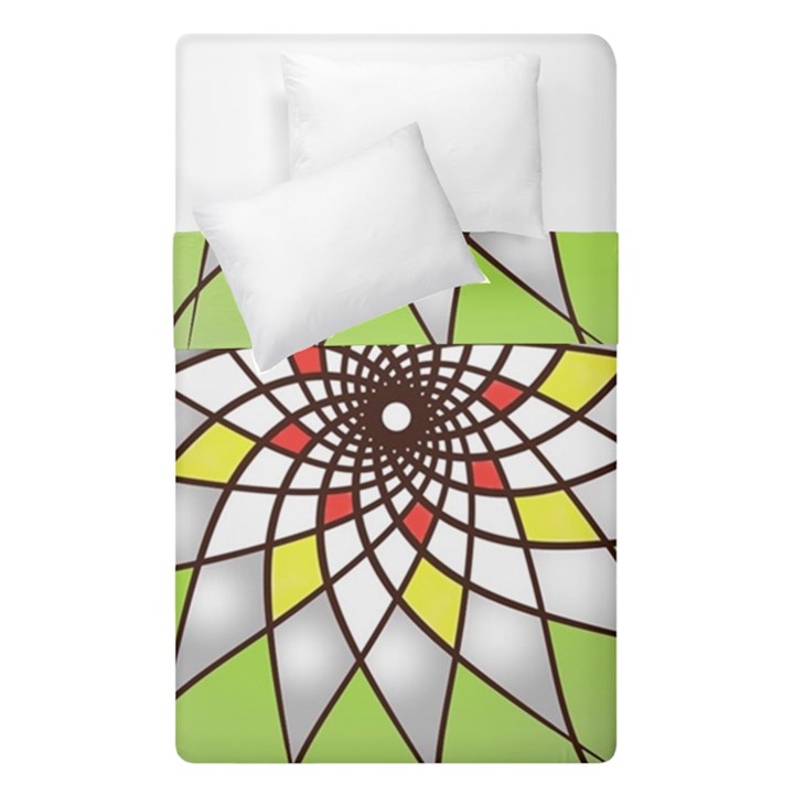 Mandala Model Figure Graphics Duvet Cover Double Side (Single Size)