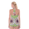 Mandala Model Figure Graphics Boyleg Halter Swimsuit  View2