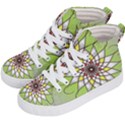 Mandala Model Figure Graphics Kid s Hi-Top Skate Sneakers View2