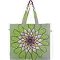 Mandala Model Figure Graphics Canvas Travel Bag View1