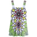 Mandala Model Figure Graphics Kids  Layered Skirt Swimsuit View1