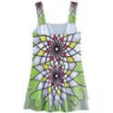 Mandala Model Figure Graphics Kids  Layered Skirt Swimsuit View2