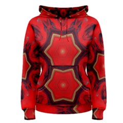 Chakra Art Heart Healing Red Women s Pullover Hoodie by Simbadda