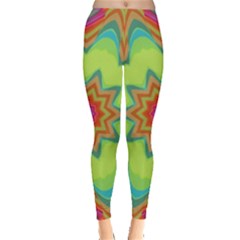 Abstract Art Abstract Background Pattern Leggings  by Simbadda