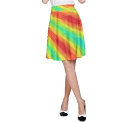 Graphic Kaleidoscope Geometric A-line Skirt by Simbadda