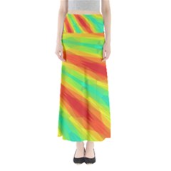 Graphic Kaleidoscope Geometric Full Length Maxi Skirt by Simbadda