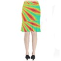 Graphic Kaleidoscope Geometric Mermaid Skirt View2