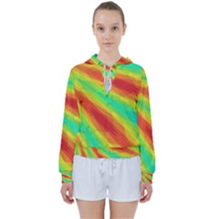 Graphic Kaleidoscope Geometric Women s Tie Up Sweat