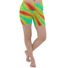 Graphic Kaleidoscope Geometric Lightweight Velour Yoga Shorts