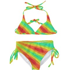 Graphic Kaleidoscope Geometric Kids  Classic Bikini Set