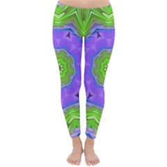 Abstract Art Colorful Classic Winter Leggings by Simbadda