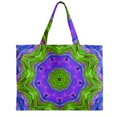 Abstract Art Colorful Zipper Mini Tote Bag by Simbadda