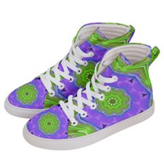 Abstract Art Colorful Women s Hi-top Skate Sneakers