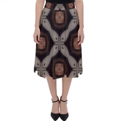 Texture Background Pattern Classic Midi Skirt