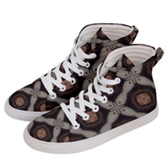 Texture Background Pattern Men s Hi-top Skate Sneakers