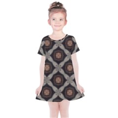 Texture Background Pattern Kids  Simple Cotton Dress