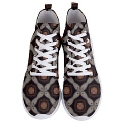 Texture Background Pattern Men s Lightweight High Top Sneakers