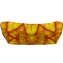 Kaleidoscope Floral Mandala Yellow Car Seat Back Cushion  View3