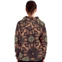 Pattern Moroccan Print Geometric Women s Zipper Hoodie View2