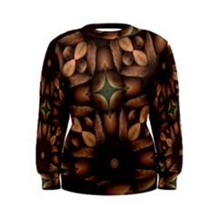 Pattern Moroccan Print Geometric Women s Sweatshirt by Simbadda