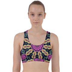 Abstract Art Abstract Background Back Weave Sports Bra