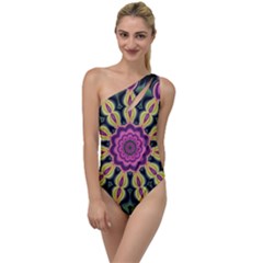 Abstract Art Abstract Background To One Side Swimsuit by Simbadda