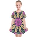 Abstract Art Abstract Background Kids  Smock Dress View1