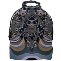 Fractal Art Artwork Design Mini Full Print Backpack