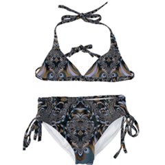 Fractal Art Artwork Design Kids  Classic Bikini Set