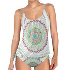 Flower Abstract Floral Tankini Set by Simbadda