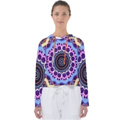 Mandala Art Design Pattern Women s Slouchy Sweat by Simbadda