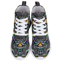 Fractal Art Artwork Design Pattern Women s Lightweight High Top Sneakers