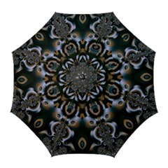 Art Fractal Artwork Design Golf Umbrellas by Simbadda