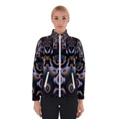 Art Fractal Artwork Design Winter Jacket by Simbadda