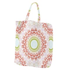 Fractal Kaleidoscope Mandala Giant Grocery Tote by Simbadda