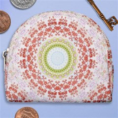 Fractal Kaleidoscope Mandala Horseshoe Style Canvas Pouch