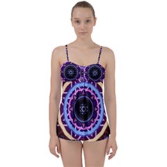 Mandala Art Design Pattern Babydoll Tankini Set by Simbadda