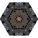 Fractal Art Artwork Design Mini Folding Umbrellas View3