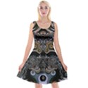 Fractal Art Artwork Design Reversible Velvet Sleeveless Dress View1