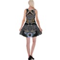 Fractal Art Artwork Design Reversible Velvet Sleeveless Dress View2