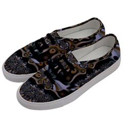 Fractal Art Artwork Design Men s Classic Low Top Sneakers by Simbadda