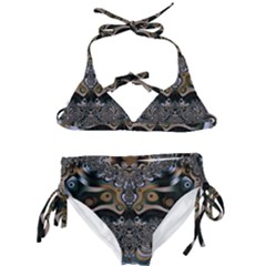 Fractal Art Artwork Design Kids  Classic Bikini Set