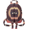 Ornamental Shape Concentric Round Mini Full Print Backpack View2