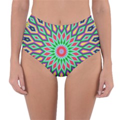 3d Abstract Art Abstract Background Reversible High-waist Bikini Bottoms by Simbadda