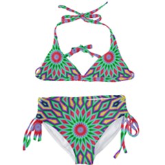 3d Abstract Art Abstract Background Kids  Classic Bikini Set