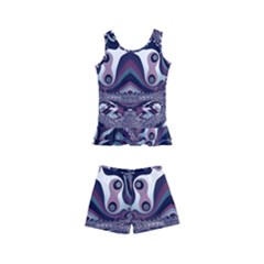 Fractal Art Artwork Design Kid s Boyleg Swimsuit