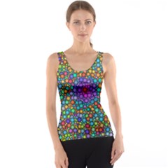 Points Mandala Kaleidoscope Tank Top by Simbadda