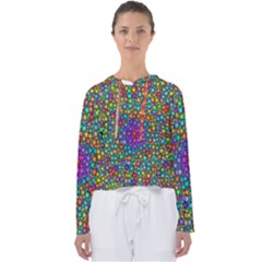 Points Mandala Kaleidoscope Women s Slouchy Sweat by Simbadda